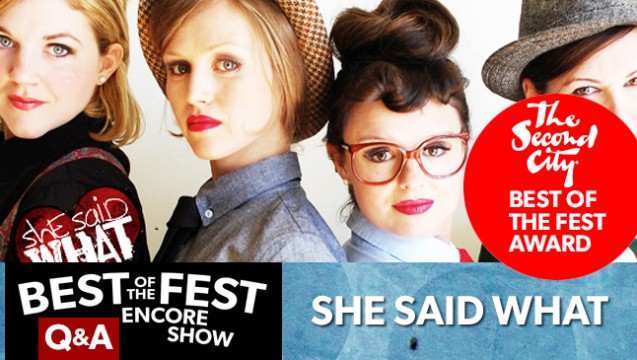 Best of the Fest Q & A: She Said What